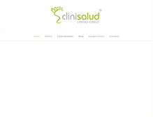 Tablet Screenshot of clinisalud.com